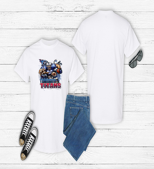 Football Mascot Short sleeve T-shirt (White)